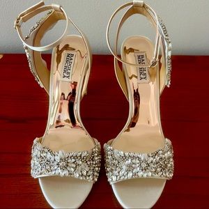 Badgley Mischka Libby Crystal heels